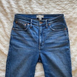 Madewell - Slim Cali-Boot. light/med wash. Perfect condition. No stains or holes